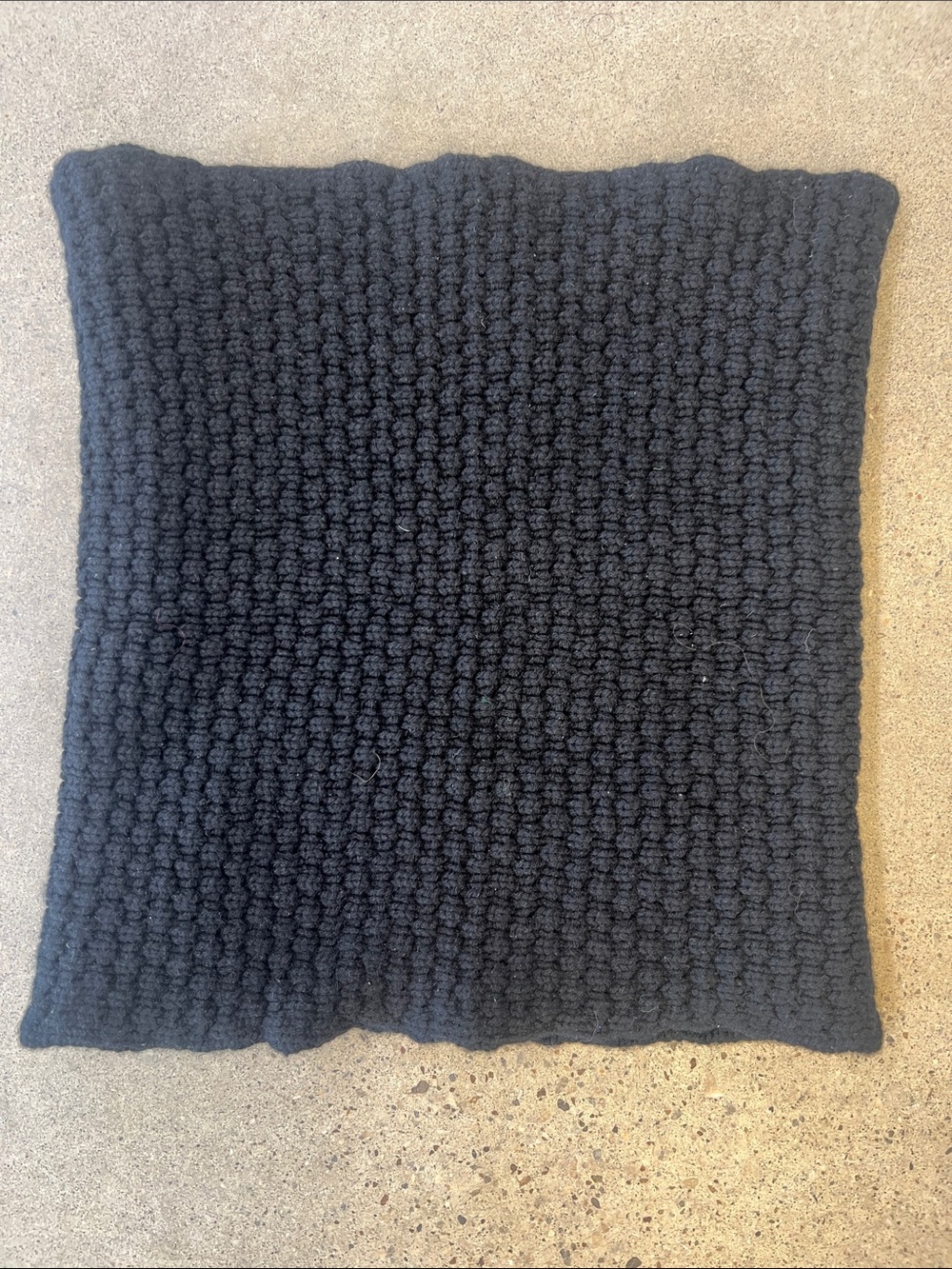 Men's Knit Neck Warmer Scarf - Black